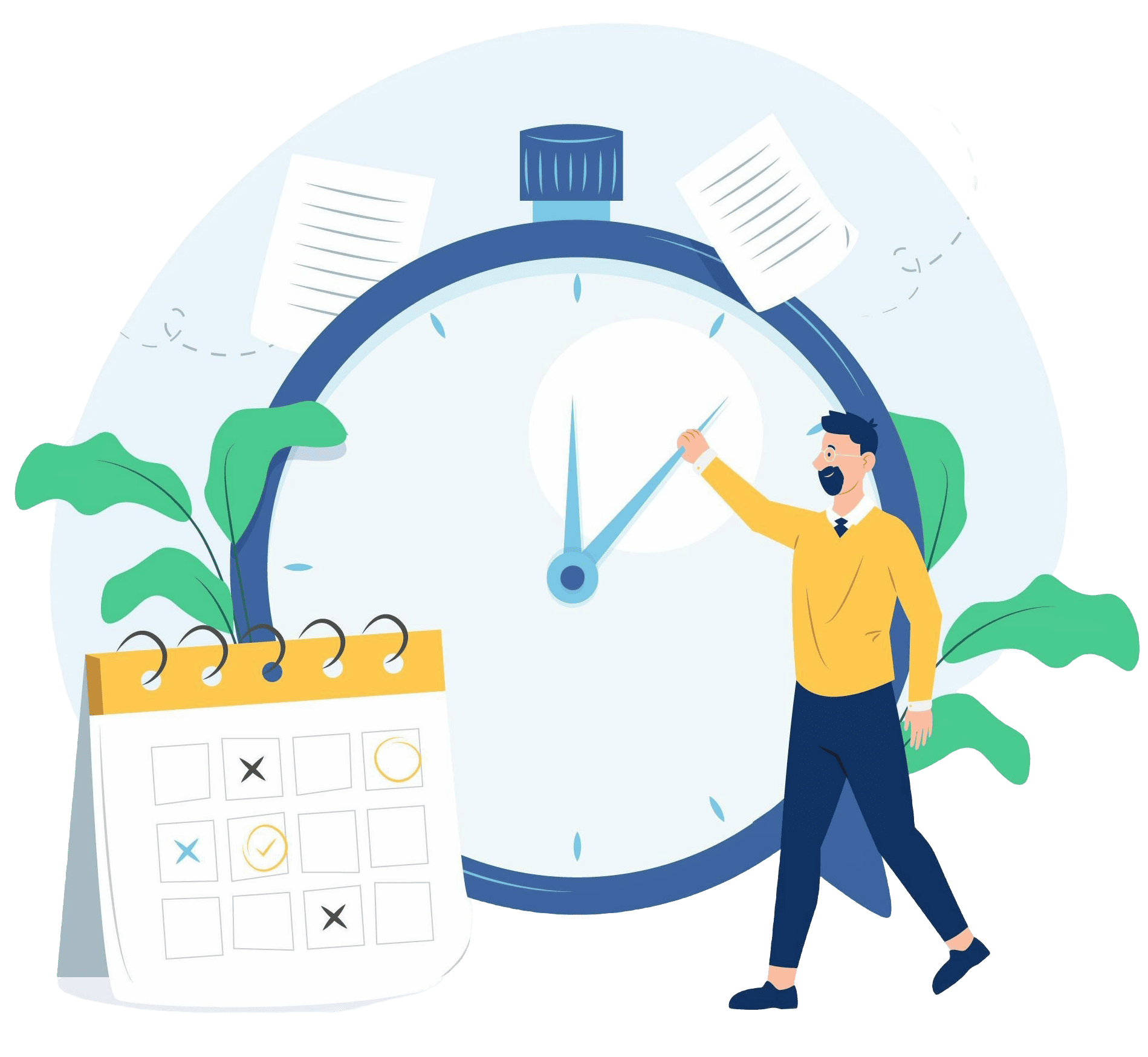 College timetable illustration – St. Theresa's College for Women