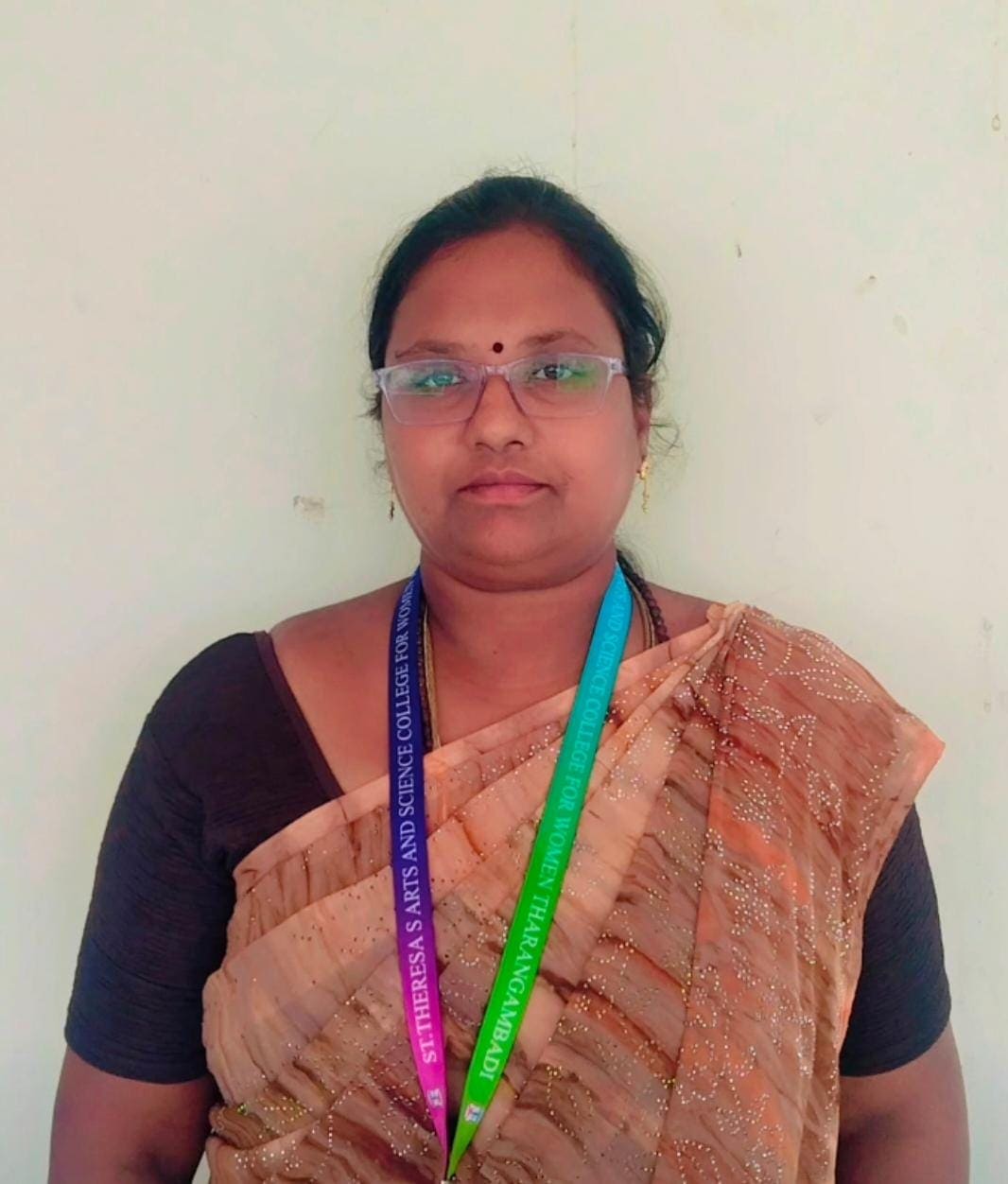 Male tutor at St. Theresa's College for Women