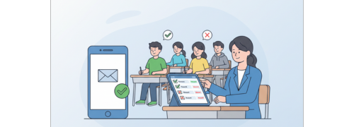 Attendance register and notification process